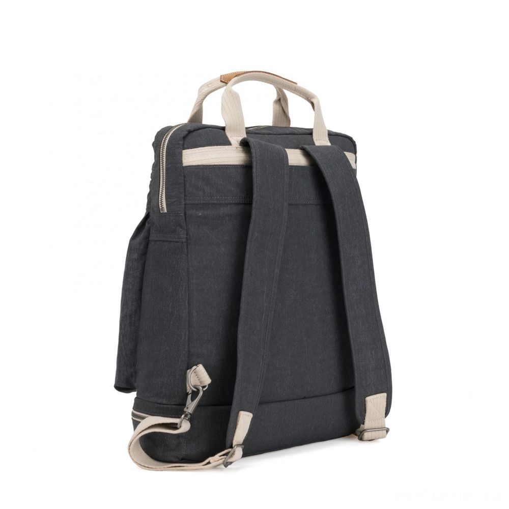 Kipling KOMORI M Channel backpack with Laptop pc protection Informal Grey.