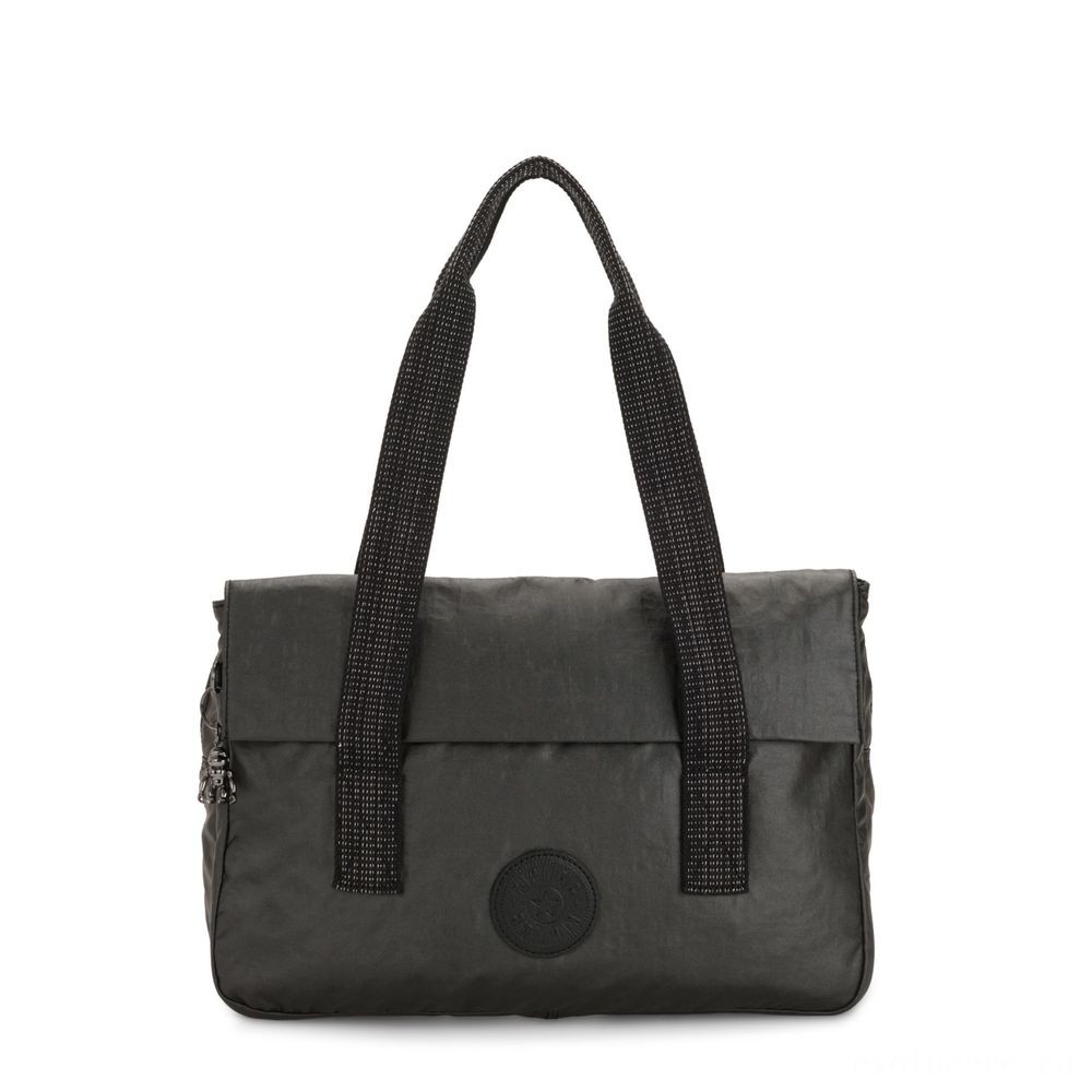 No Returns, No Exchanges - Kipling PERLANI S Channel Notebook Bag with Trolly Sleeve Afro-american Metallic. - Steal:£40