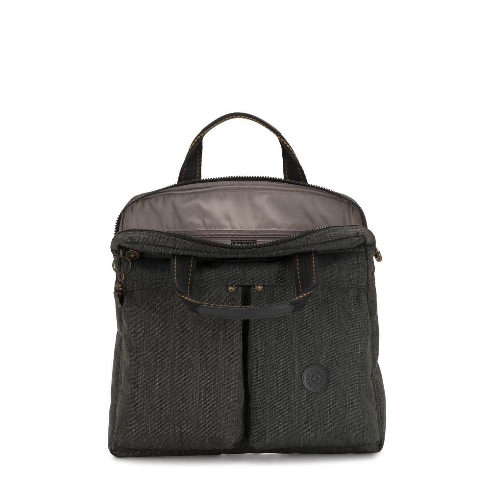 Kipling KOMORI S Tiny 2-in-1 Bag and Handbag Black Indigo.