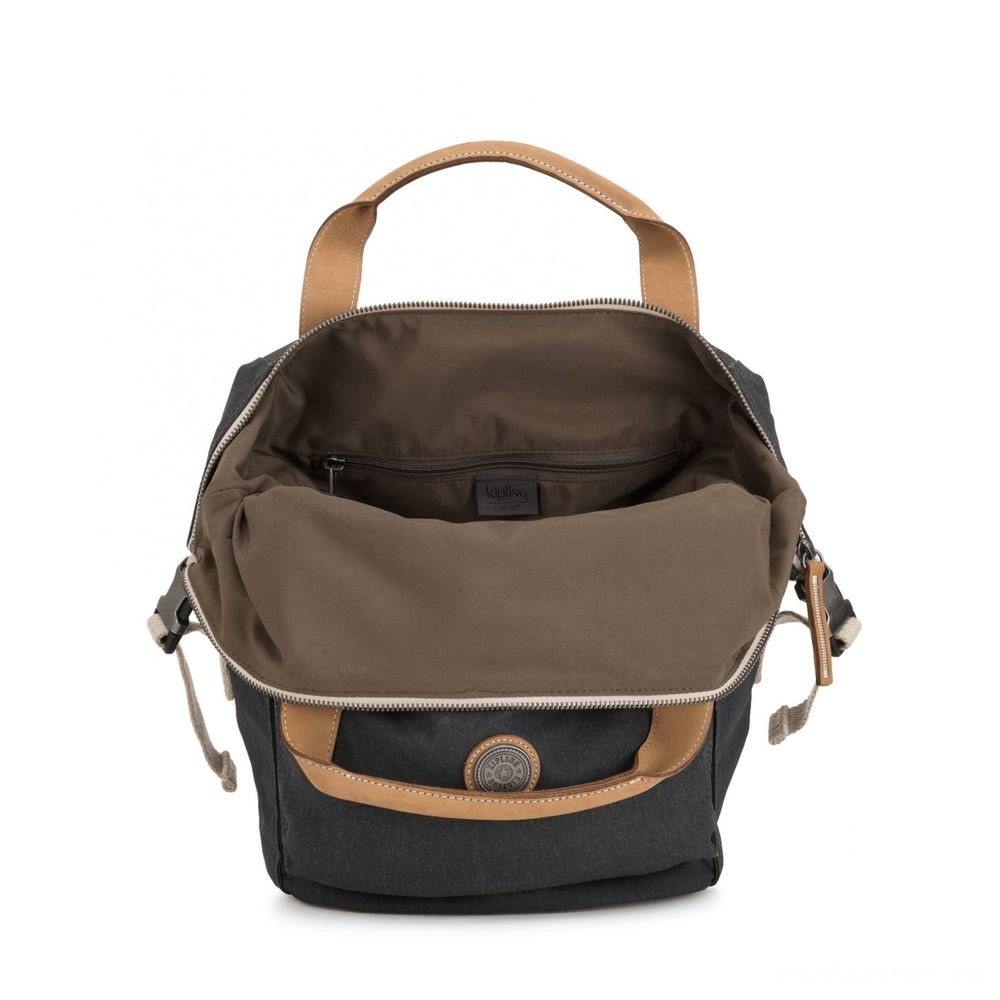 Buy One Get One Free - Kipling TSUKI S Small Knapsack along with semi easily removed straps Laid-back Grey. - Back-to-School Bonanza:£71[labag6942ma]