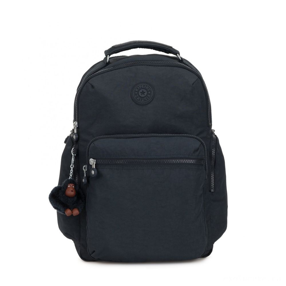 Kipling OSHO Huge backpack along with organsiational pockets True Navy.