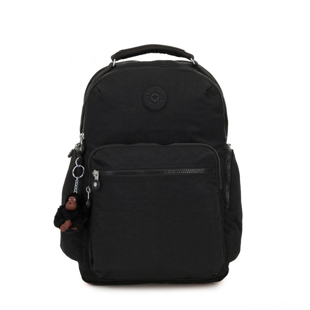Kipling OSHO Huge bag along with organsiational wallets Accurate Black.