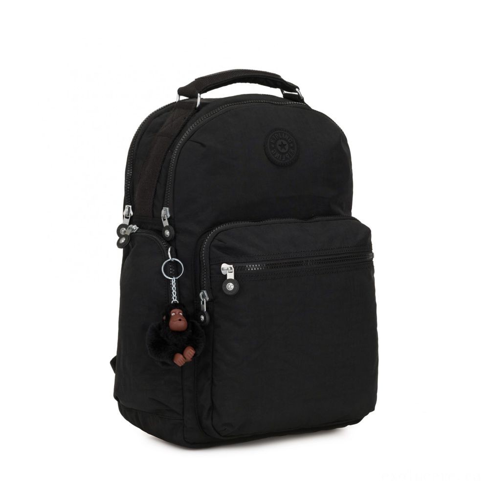 Kipling OSHO Large backpack along with organsiational pockets Correct Black.