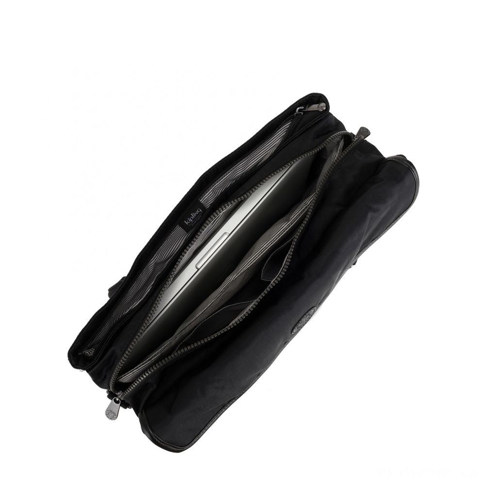 March Madness Sale - Kipling SUPERWORK S Laptop Bag Rich Black. - Extraordinaire:£58[imbag6951iw]