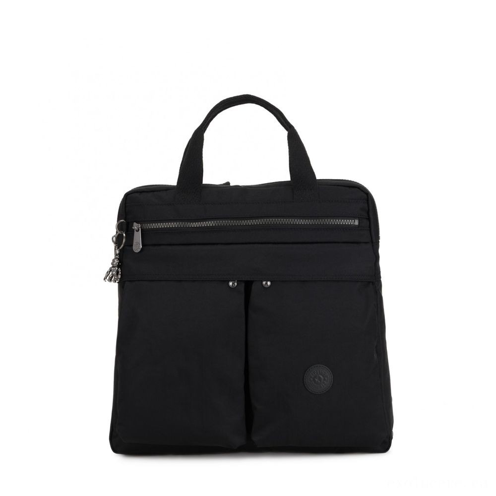 Kipling KOMORI S Tiny 2-in-1 Backpack and Ladies Handbag Rich Black.