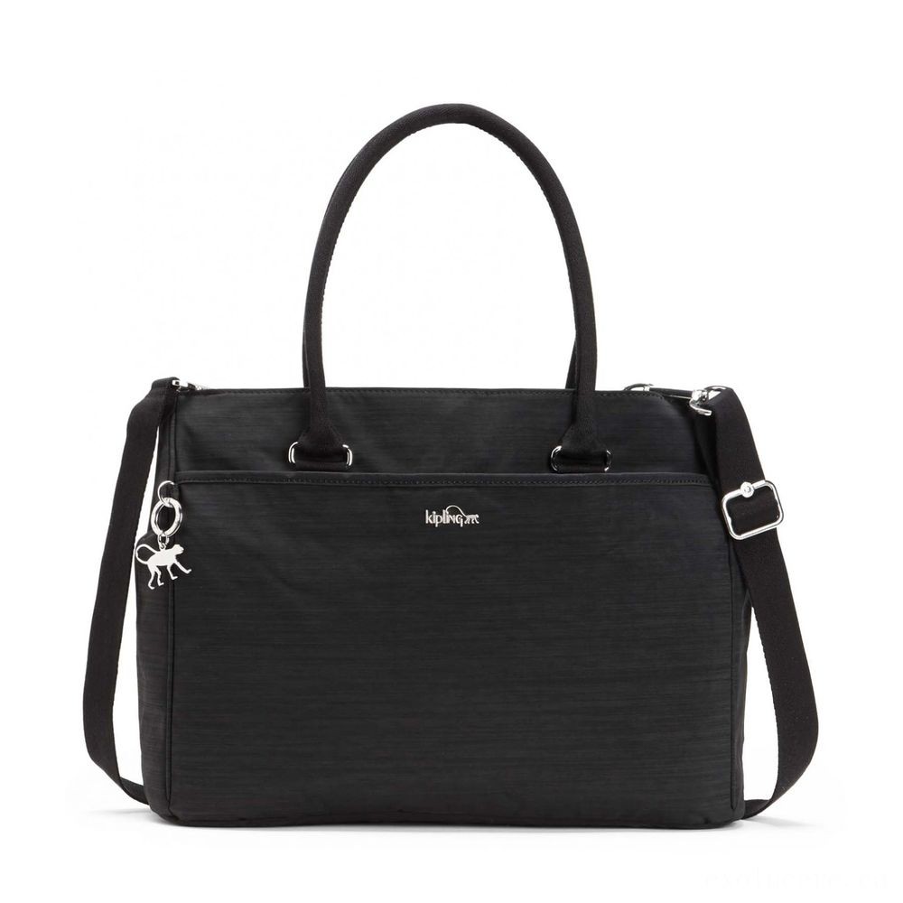 Three for the Price of Two - Kipling ARTEGO ESSENTIAL Shoulder Bag along with Laptop Pc Security Dazz Black. - Christmas Clearance Carnival:£53[nebag6954ca]