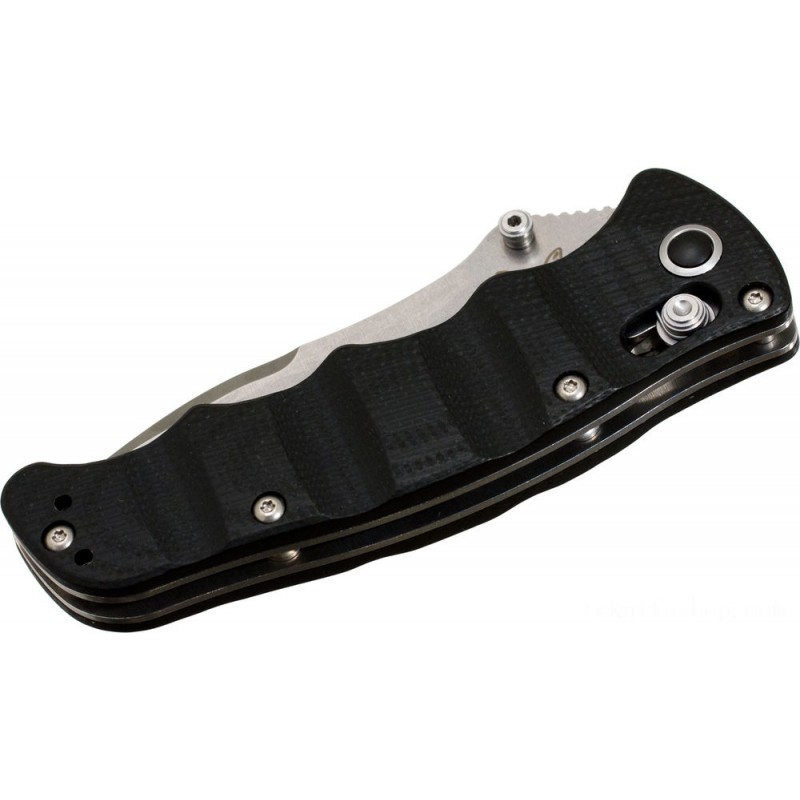 Benchmade Nakamura Center Collapsable Blade 3.08 M390 Silk Combo Blade, G10 Manages - 484S