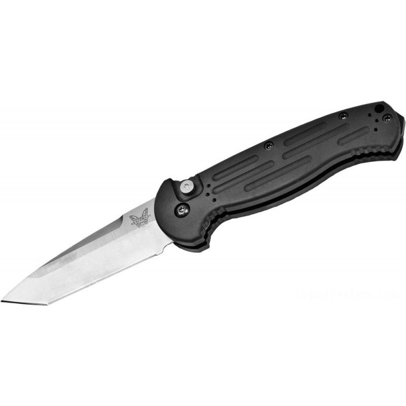 Benchmade 9052 AFO II Automotive Foldable Blade 3.56 Silk Level Tanto Blade, Aluminum Deals With