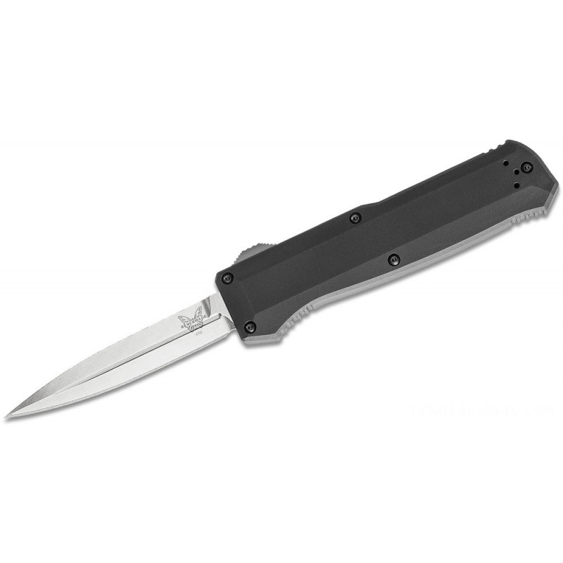 Benchmade Precipice Automobile OTF Knife 3.45 Satin S30V Javelin Point Blade, Aluminum Deals With - 4700