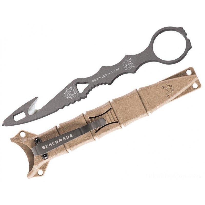 Benchmade 179GRYSN SOCP Rescue Hook Resource, 6.75 Generally, Sand Coat