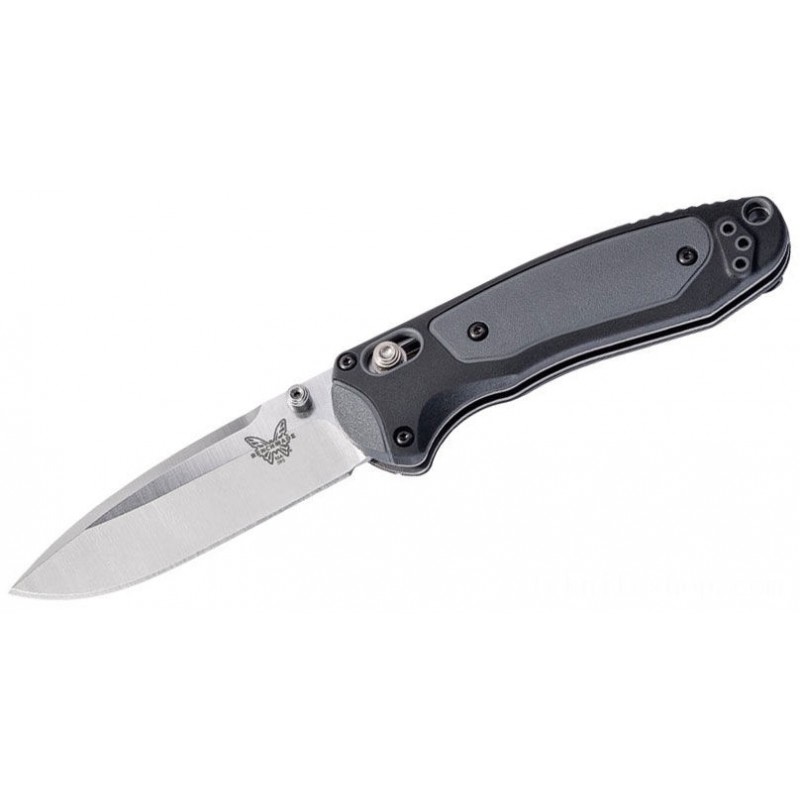 Benchmade 595 Mini Improvement AXIS-Assisted Collapsable Knife 3.11 S30V Silk Level Blade, Grivory and Versaflex Manages