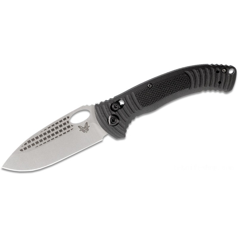 Benchmade 737 Tarani Aileron Collapsable Knife 3.45 S30V Satin Plain Cutter, Miled African-american G10 Takes Care Of