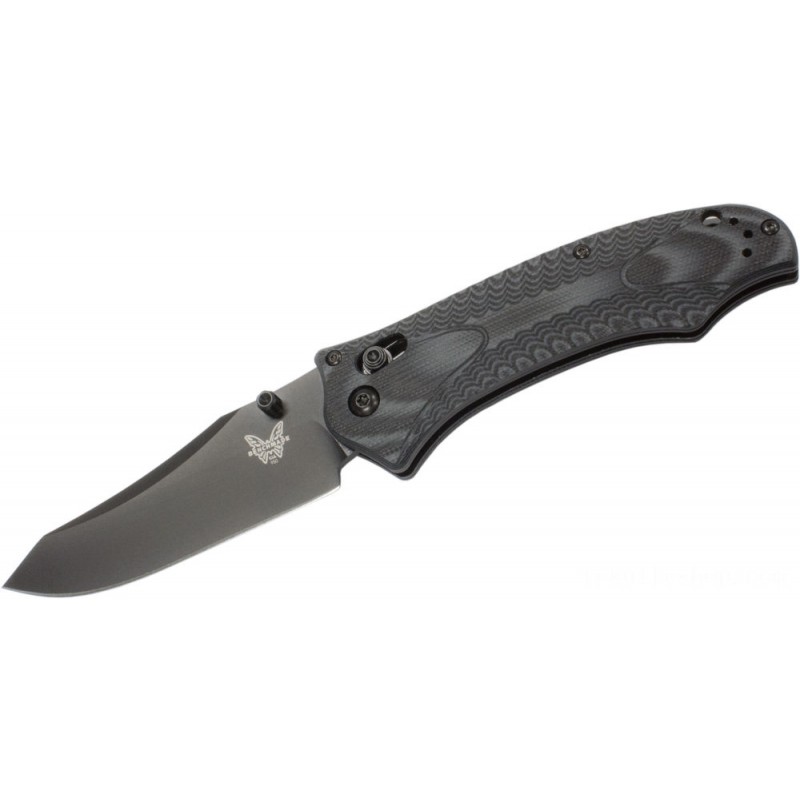 Benchmade Osborne Break Center Directory 3.67 BK1 Plain Blade, Afro-american as well as Charcoal G10 Deals With - 950BK