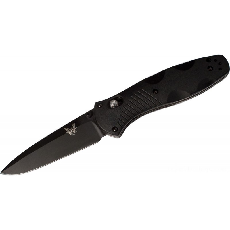 Benchmade Barrage AXIS-Assisted Folding Blade 3.6 Afro-american Level Cutter, Afro-american Valox Takes Care Of - 580BK
