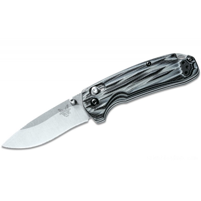 Benchmade Quest North Fork Collapsable Knife 2.97 S30V Cutter, Contoured G10 Handles - 15031-1