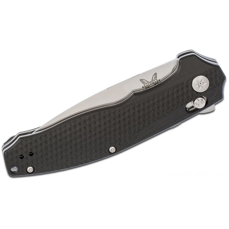 Benchmade Vector AXIS-Assisted Fin Blade 3.6 S30V Silk Level Blade, Contoured African-american G10 Deals With - 495