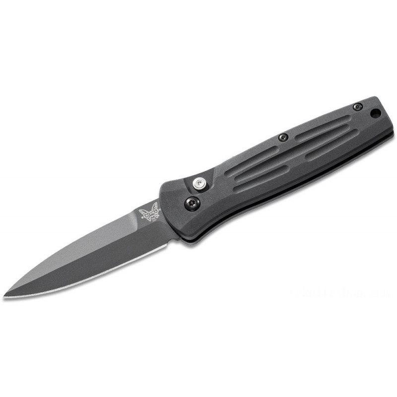 Benchmade Pardue Stimulus Automobile Collapsable Blade 2.99 154CM African-american Level Blade, Light Weight Aluminum Deals With - 3551BK