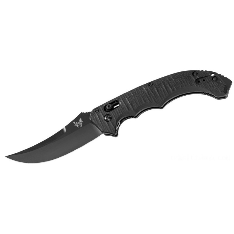 Benchmade 8600BK Chaos AUTO-AXIS 4 African-american Plain Cutter, G10 Handles