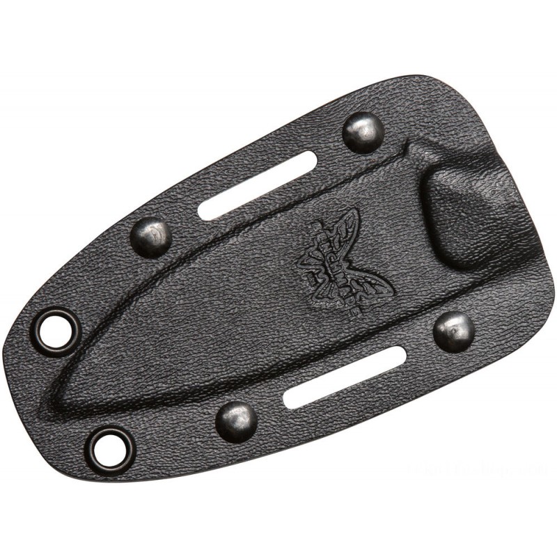 Benchmade Elevation Fixed 3.08 S90V Dark DLC Cutter, Carbon Dioxide Fiber Micro and also G10 Scales, African-american Boltaron Sheath - 15200DLC
