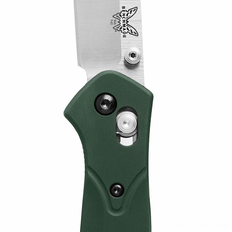 Benchmade - 940 EDC Manual Open Foldable Knife-Plain Edge/Satin Complete