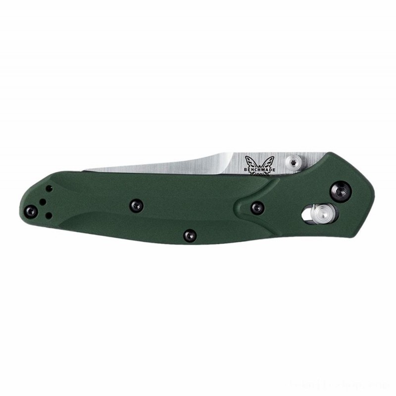 Summer Sale - Benchmade - 940 EDC Guidebook Open Collapsable Knife-Plain Edge/Satin Complete - Internet Inventory Blowout:£79[conf254li]