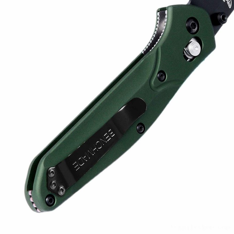Benchmade - 940 EDC Manual African-american Blade Open Foldable Knife-Plain Edge/Coated End Up