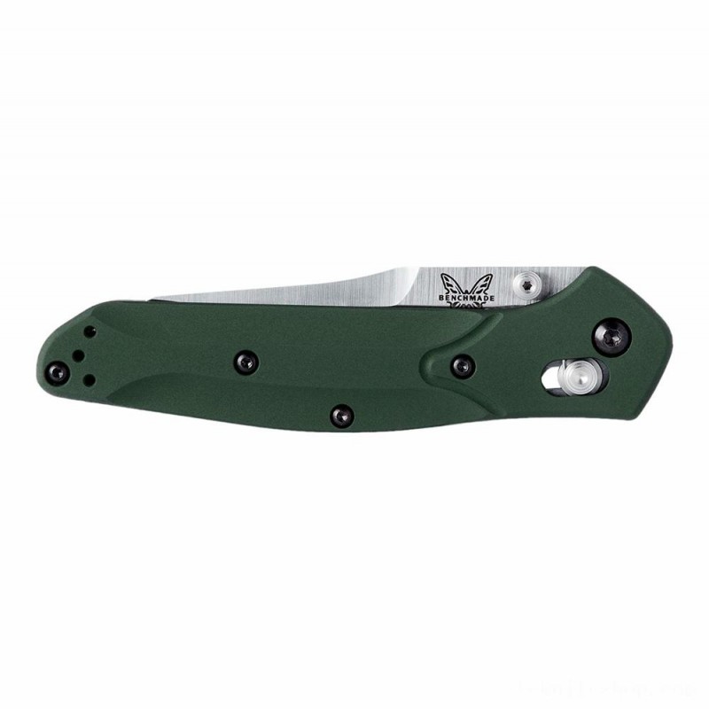 Price Reduction - Benchmade - 940 EDC Guidebook Open Collapsable Knife-Serrated Edge/Satin Finish - Anniversary Sale-A-Bration:£73