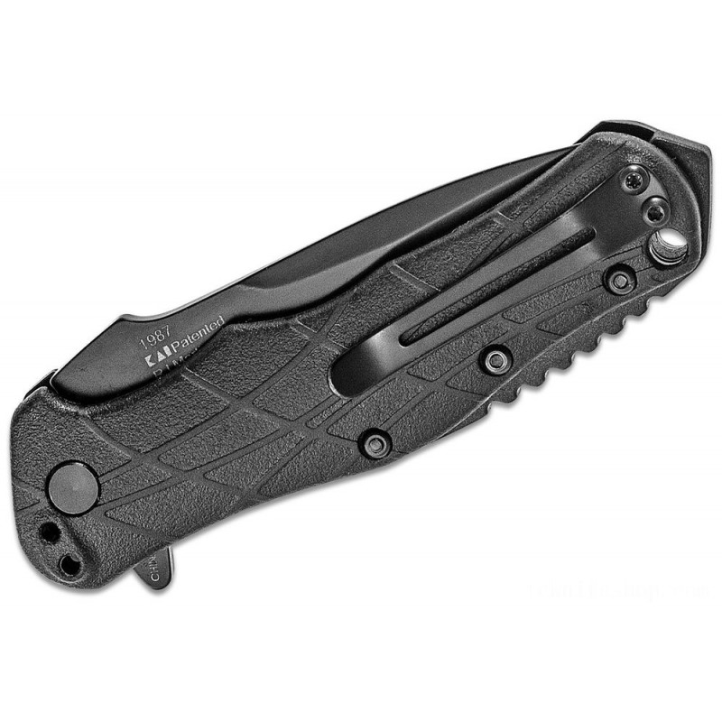 Kershaw 1987 RJ Tactical Assisted 3 Black-Oxide Level Blade, GFN Takes Care Of, RJ Martin Design
