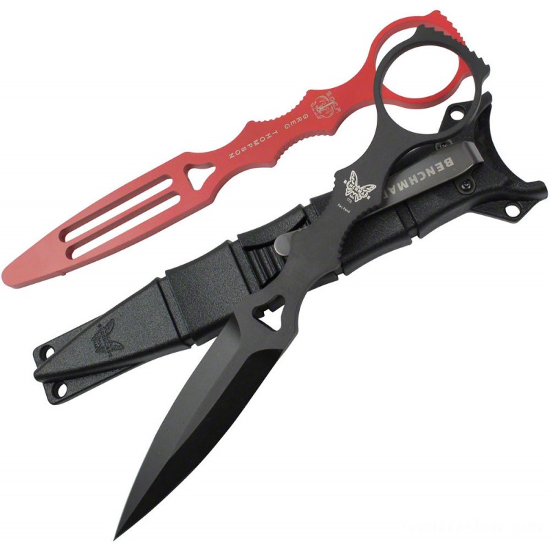 Valentine's Day Sale - Benchmade 176BK-COMBO SOCP Dagger 3.22 Dark Cutter along with Fitness Instructor, Black Sheath - Cash Cow:£57[nenf35ca]
