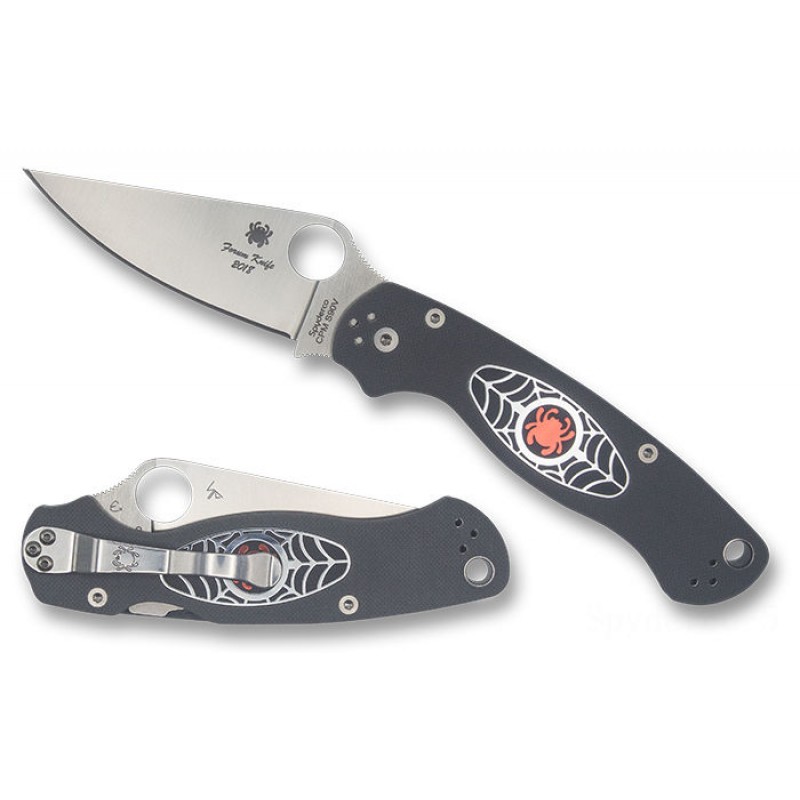 Price Match Guarantee - Spyderco Para Armed Force 2 Discussion Forum Exclusive Gray - Combo EdgeGray/Plain Side. - Cyber Monday Mania:£84