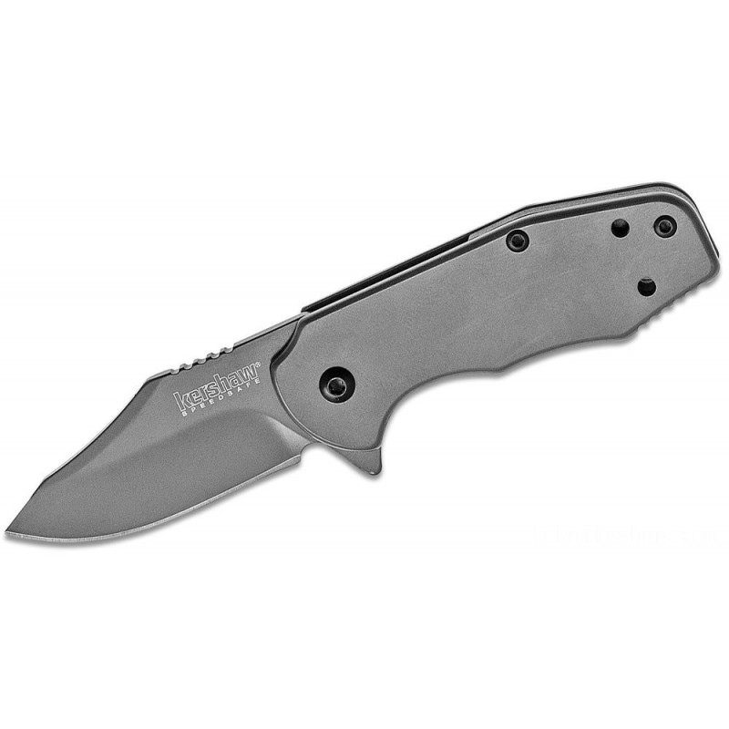 New Year's Sale - Kershaw 3560 Ash Assisted 2 Ordinary Clip Aim Cutter, Rick Hinderer Framelock Layout - Frenzy Fest:£26