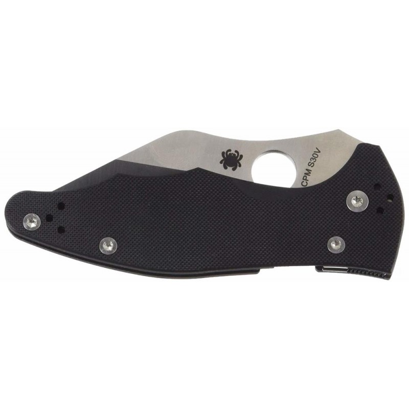 Online Sale - Spyderco Yojimbo 2 G-10 C85G2 Plain Edge Blade Collapsable Pocketknife (Black). - Hot Buy:£71