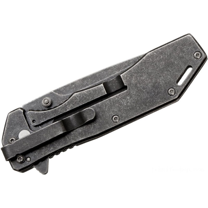 Kershaw 1304BW Own It 4 Piece Put, Assisted Position Blackwash Folder, LED Flashlight, Mini Resource as well as Canine Tag