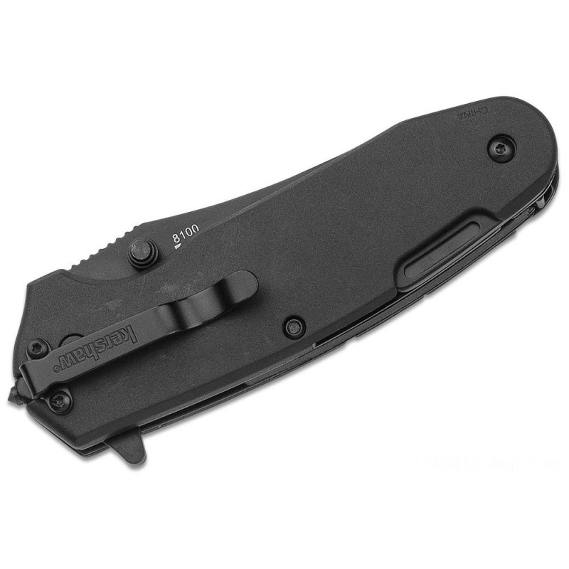 Kershaw 8100 Funxion EMT Rescue Supported Flipper 3 Black Combination Blade, Afro-american FRN Deals With