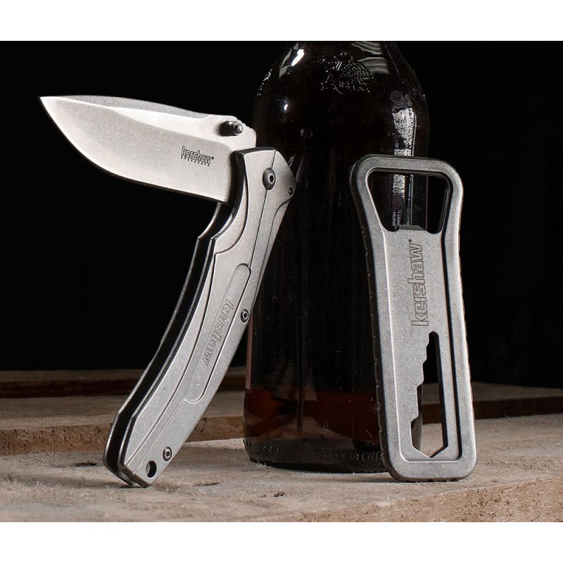 Kershaw 1323KITX KBO Put, Supported Opening Up Flipper Blade and also Bottle Opener Multi-Tool