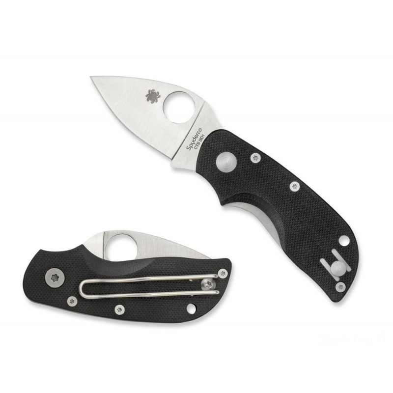 Spyderco Chicago G-10 African-american —-- Level Side.