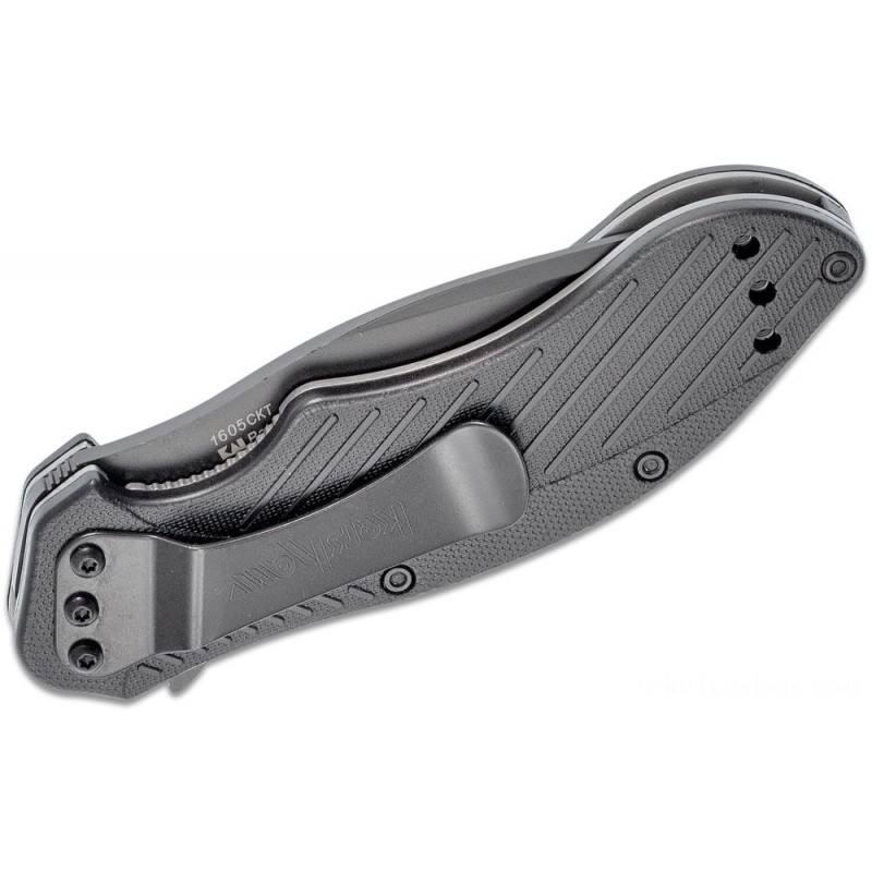 Kershaw 1605CKT Clash Assisted Flipper Knife 3 African-american Plain Cutter, African-american Polyimide Takes Care Of