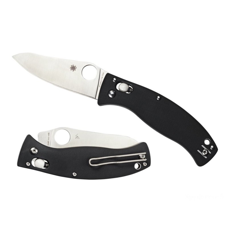 While Supplies Last - Spyderco D' Allara 3 G-10 African-american —-- Ordinary Side. - Value:£81