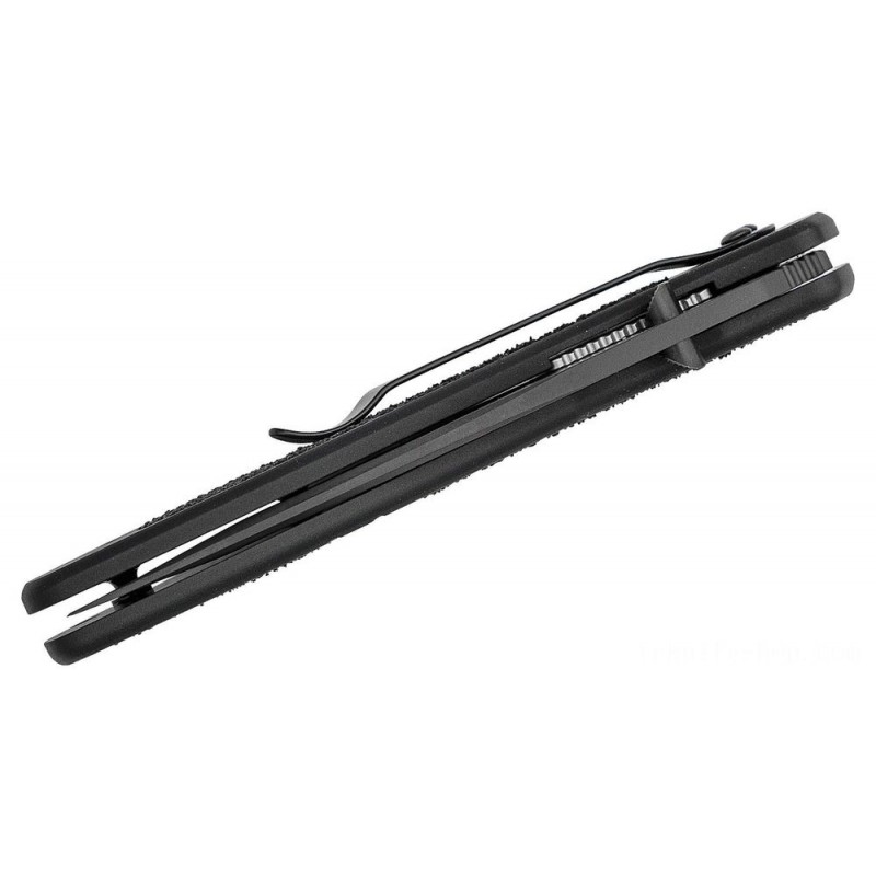 Kershaw 1670BLK Ken Onion Blur Assisted Folding Blade 3-3/8 Black Ordinary Blade, Black Aluminum Takes Care Of