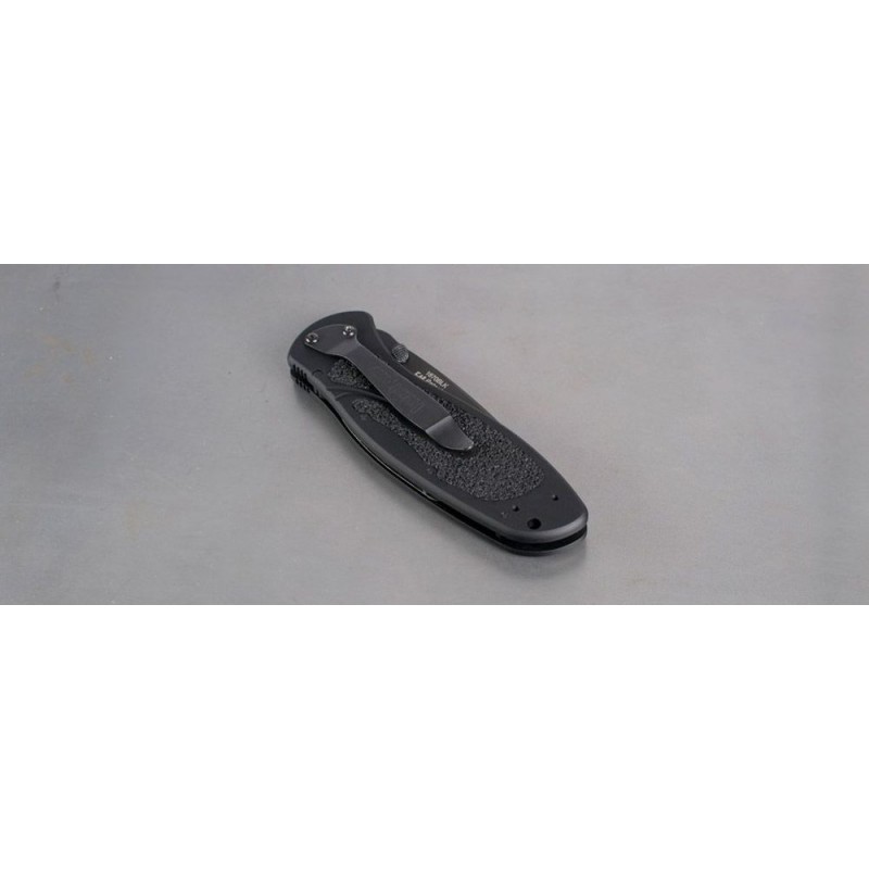 Kershaw 1670BLK Ken Onion Blur Assisted Folding Blade 3-3/8 Black Level Blade, Black Light Weight Aluminum Handles