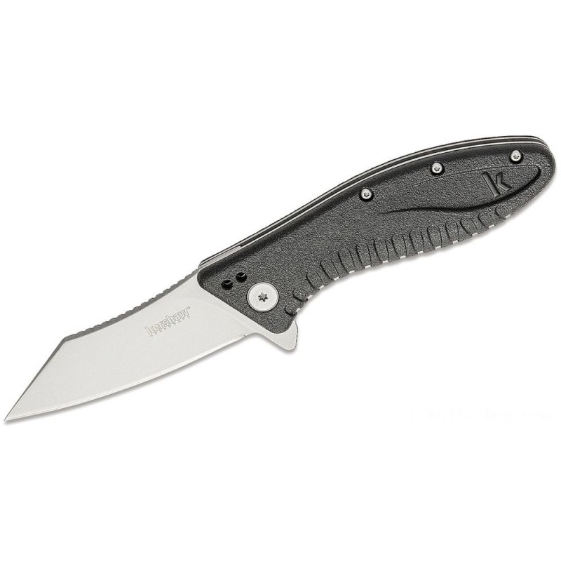 Kershaw 1319 Mill Assisted Fin Knife 3.25 Reverse Tanto Cutter, Zytel Manages