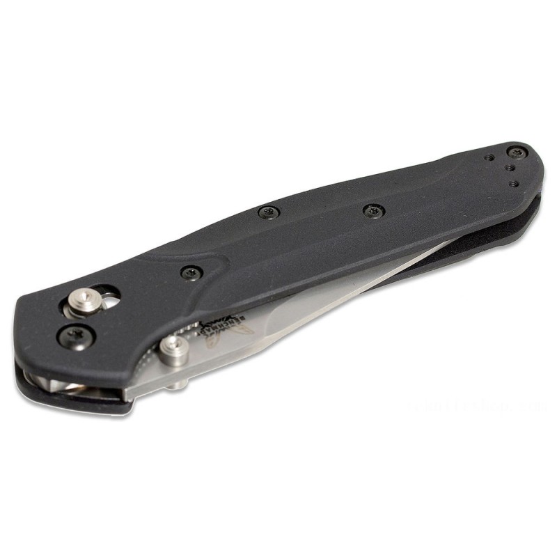 Benchmade Osborne Collapsable Blade 3.4 S30V Silk Level Cutter, Black Aluminum Manages - 943