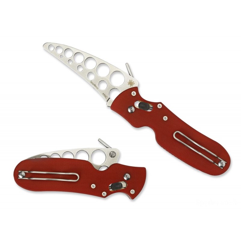 Labor Day Sale - Spyderco P'Kal G-10 Red Personal Trainer. - Fire Sale Fiesta:£79
