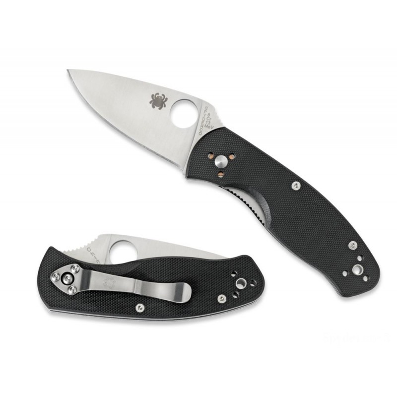 Spyderco Perseverance G-10 Afro-american —-- Level Side.