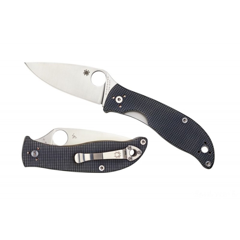 Limited Time Offer - Spyderco Polestar G-10 Grey/ BD1 —-- Level Edge. - President's Day Price Drop Party:£47[linf642nk]