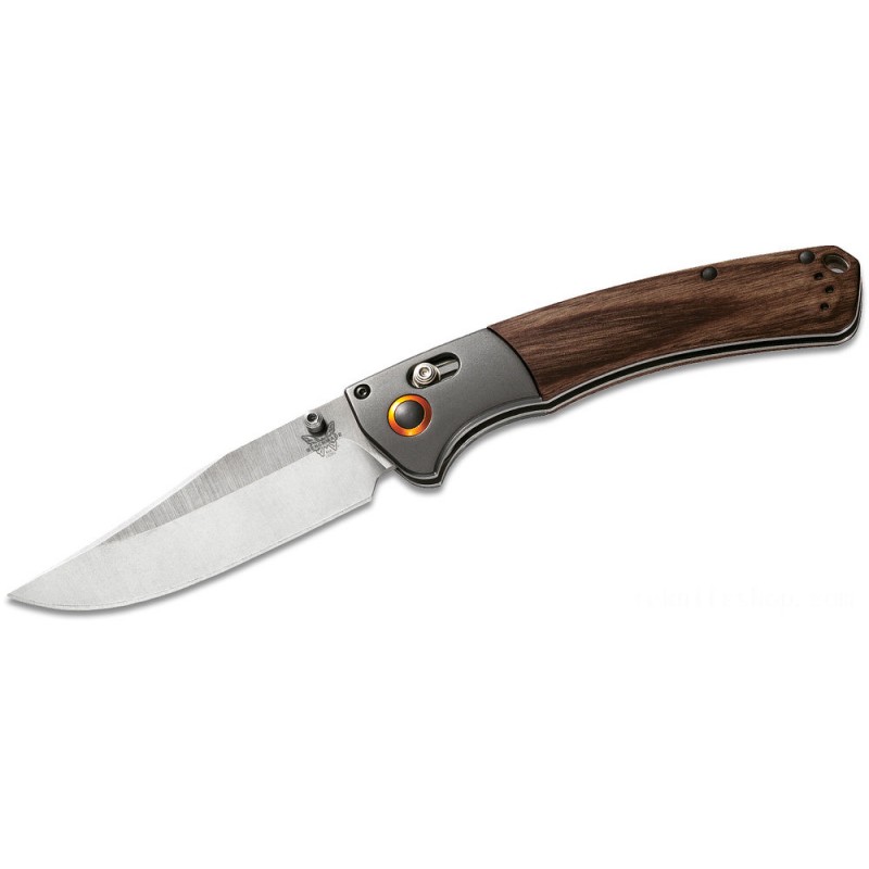 Benchmade Pursuit 15080-2 Crooked Stream Foldable 4.00 S30V Clip Point Blade, Dymondwood Takes Care Of along with Light Weight Aluminum Bolsters