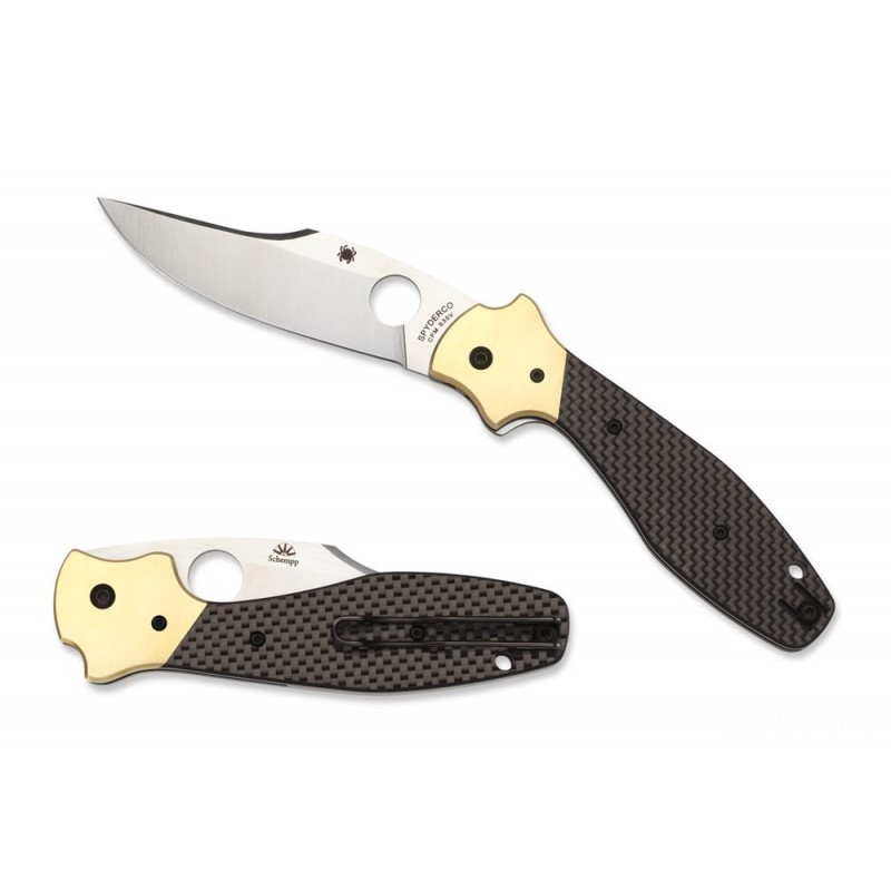 Clearance - Spyderco Schempp Bowie —-- Ordinary Side - Give-Away:£74[chnf661ar]