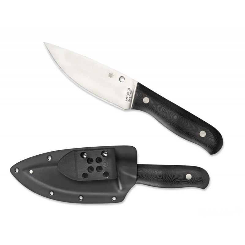 Spyderco Serrata African-american G-10 Deal With —-- Level Side