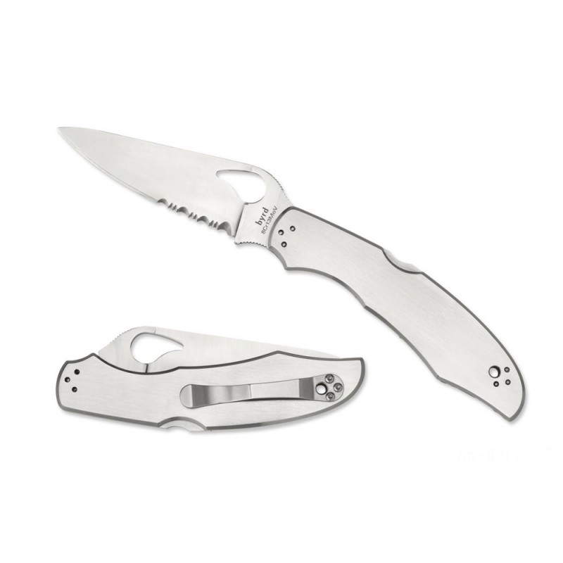 Spyderco byrd Cara Cara2 Stainless Steel Deal With Ordinary Side