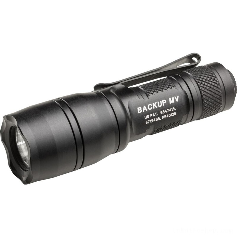 Proven E1B Data Backup with MaxVision High Output LED Flashlight.